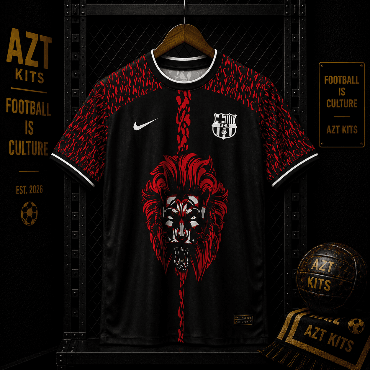 FC Barcelona “Black Lion” Concept Kit