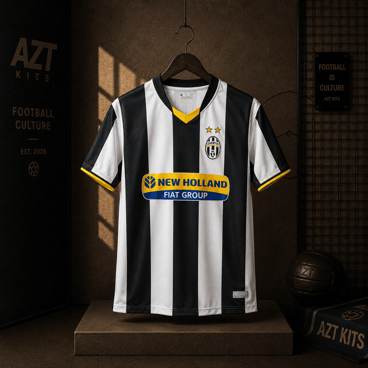 Juventus 2008/09 Home Jersey — Del Piero #10 New Holland Edition