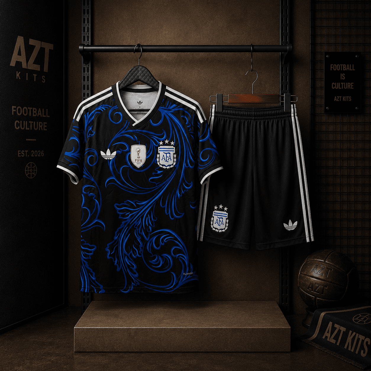 Argentina 2026 Away Kit — Adidas Originals Fileteado Edition